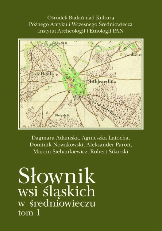 Słownik wsi śląskich w średniowieczu T.1