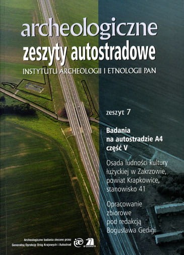 Archeologiczne Zeszyty Autostradowe, z. 7 cz.5