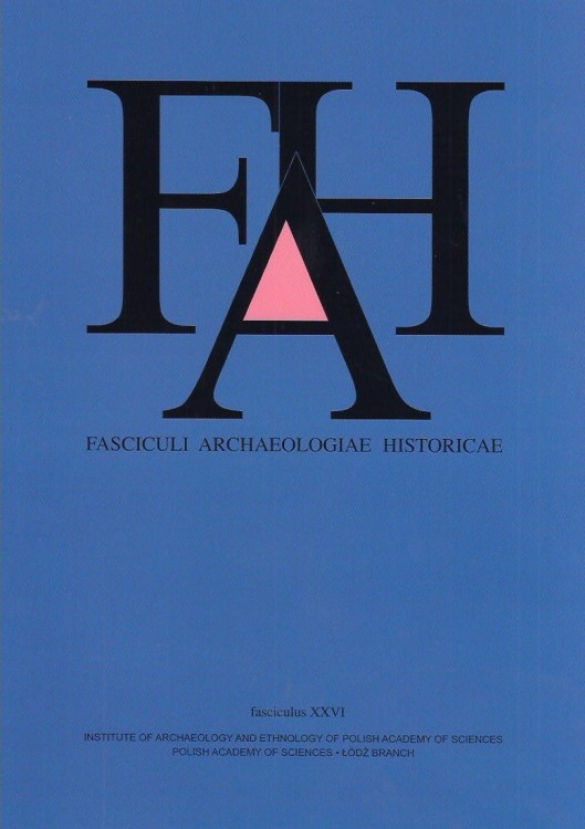 Fasciculi Archaeologiae Historicae 26/2013