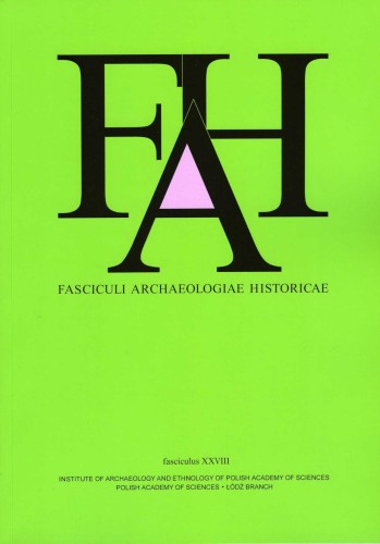 Fasciculi Archaeologiae Historicae 28/2015
