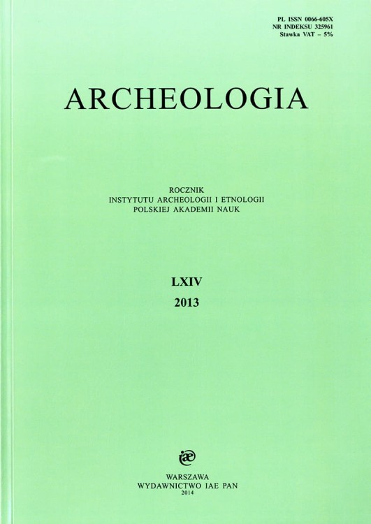 Archeologia t. 64 (2013)
