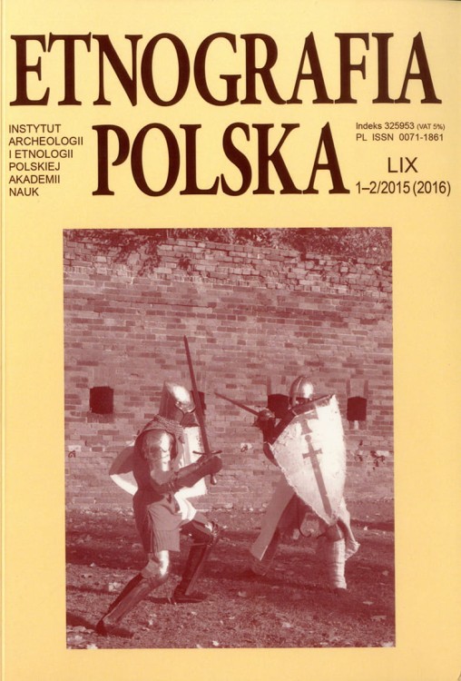 Etnografia Polska t. 59 2015 (2016), z. 1-2