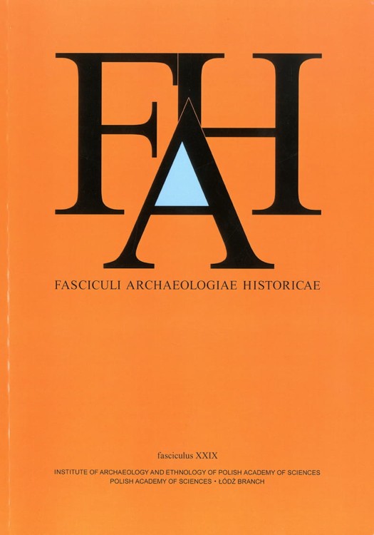 Fasciculi Archaeologiae Historicae 29/2016