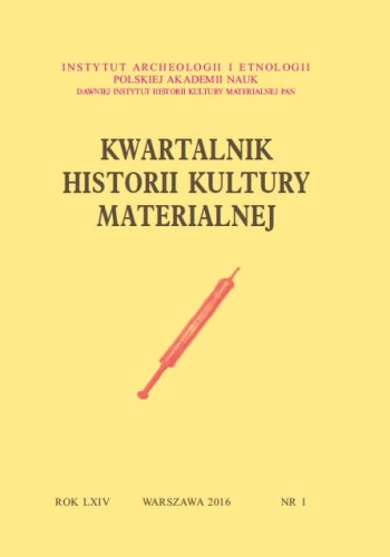Kwartalnik Historii Kultury Materialnej 64/1 2016