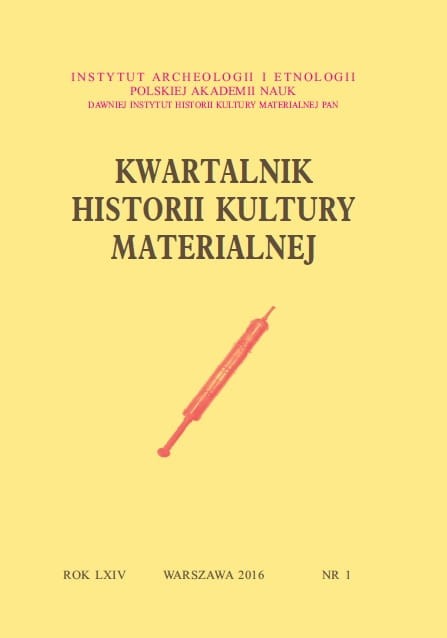 Kwartalnik Historii Kultury Materialnej 64/1 2016