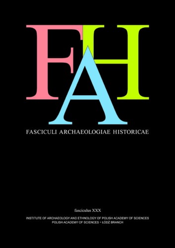 Fasciculi Archaeologiae Historicae 30