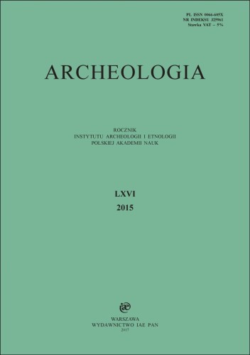 Archeologia t. 66 (2015)/2017