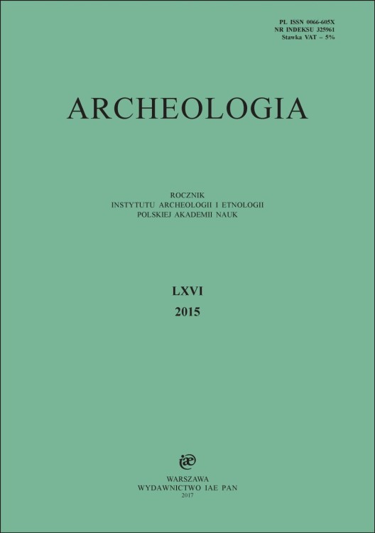 Archeologia t. 66 (2015)/2017