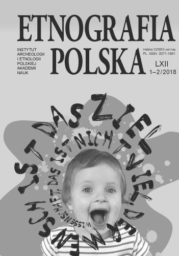 Etnografia Polska t. 62 2018, z. 1-2