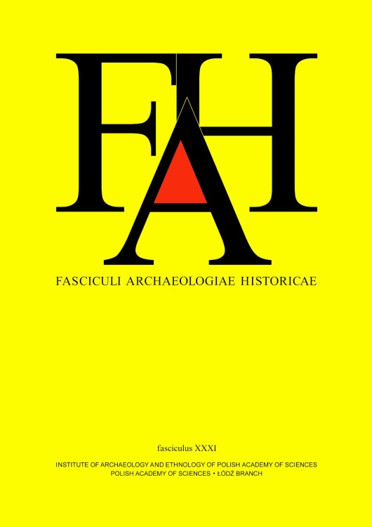 Fasciculi Archaeologiae Historicae 31
