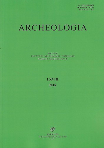Archeologia t. 68 (2018)