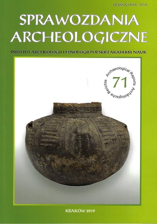 Sprawozdania Archeologiczne t. 71/2019