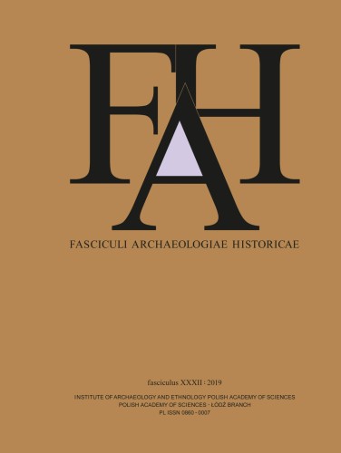 Fasciculi Archaeologiae Historicae 32/2019