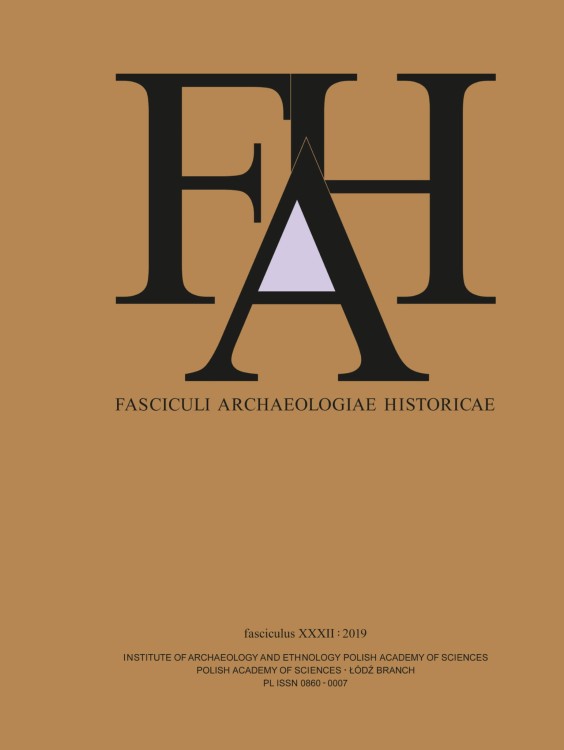 Fasciculi Archaeologiae Historicae 32/2019