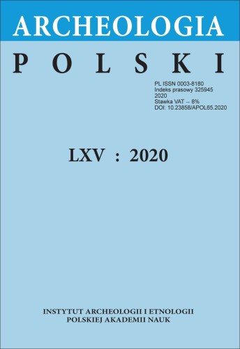 Archeologia Polski t. 65/2020