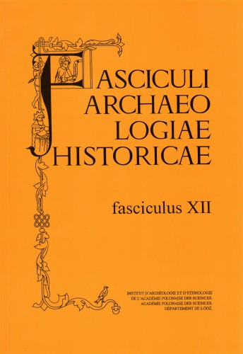 Fasciculi Archaeologiae Historicae 12 /1999(2000)
