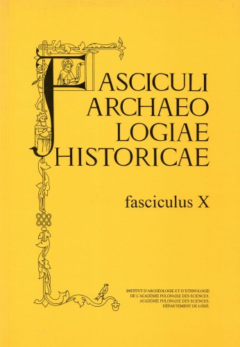 Fasciculi Archaeologiae Historicae 10 /1997