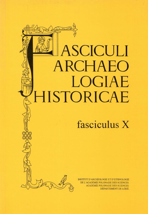 Fasciculi Archaeologiae Historicae 10 /1997