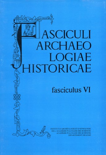 Fasciculi Archaeologiae Historicae 6/1993