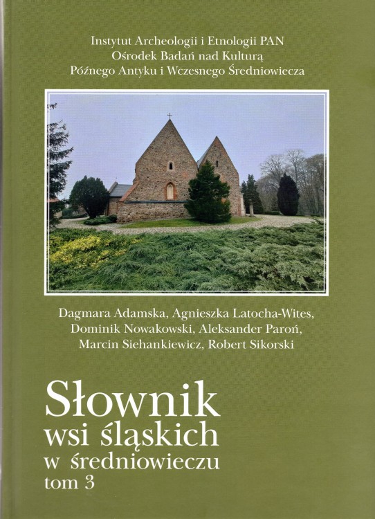 Słownik wsi śląskich w średniowieczu T.3