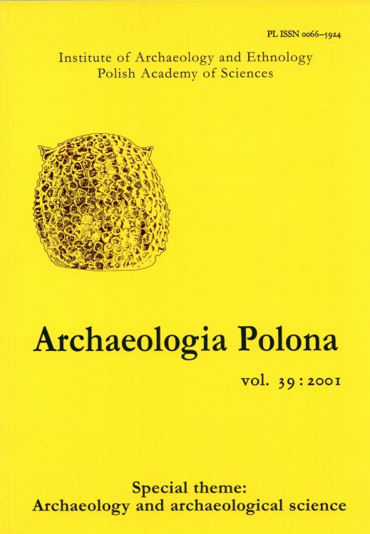Archaeologia Polona 39 : 2001