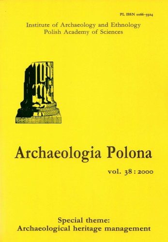 Archaeologia Polona 38 : 2000