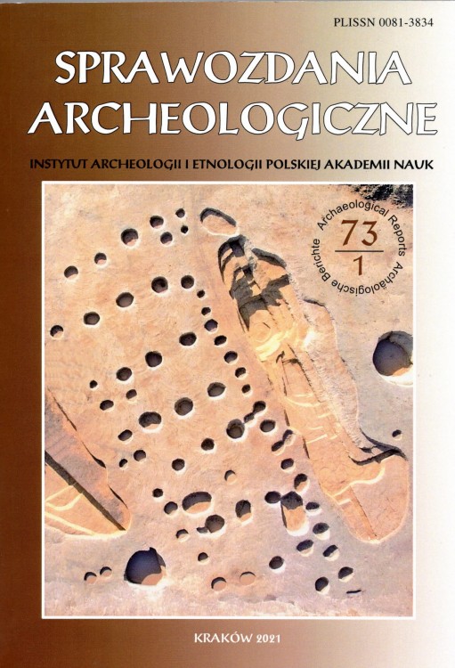 Sprawozdania Archeologiczne t. 73/1/2021
