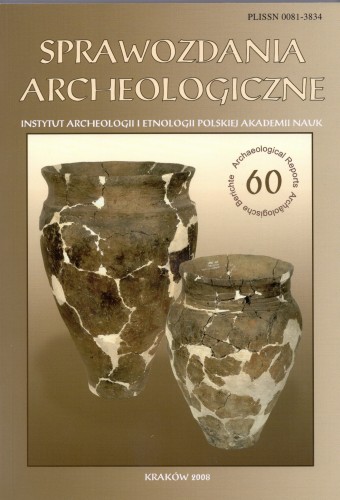 Sprawozdania Archeologiczne t. 60/2008
