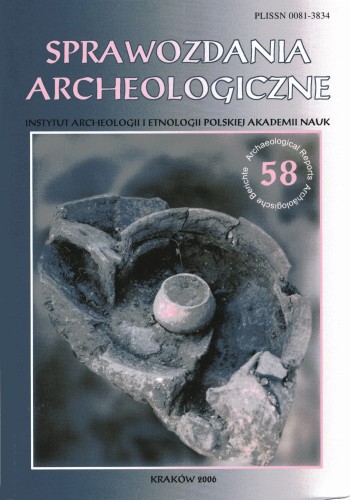 Sprawozdania Archeologiczne t. 58/2006