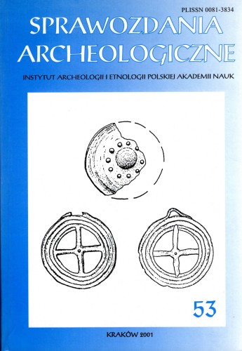 Sprawozdania Archeologiczne t. 53/2001