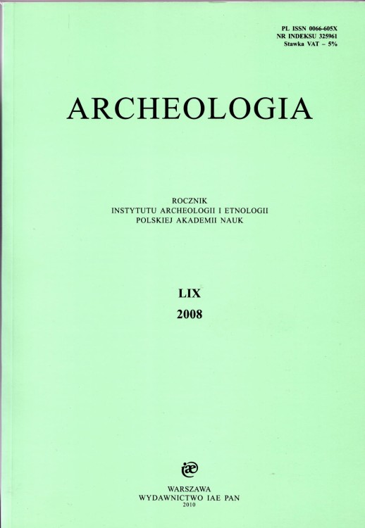 Archeologia t. 59(2008)