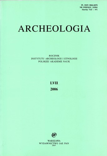 Archeologia t. 57/2006