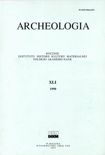 Archeologia t. 41/1990