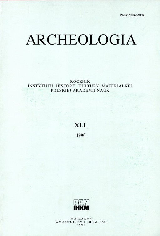 Archeologia t. 41/1990