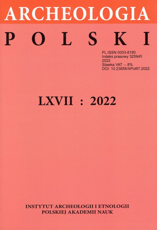Archeologia Polski t. 67/2022