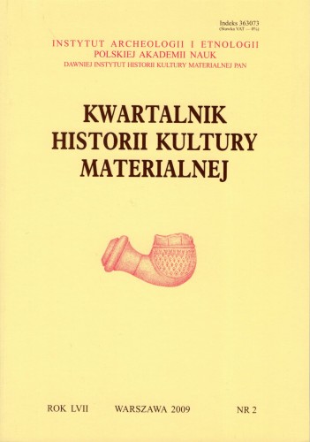 Kwartalnik Historii Kultury Materialnej 57/2 2009