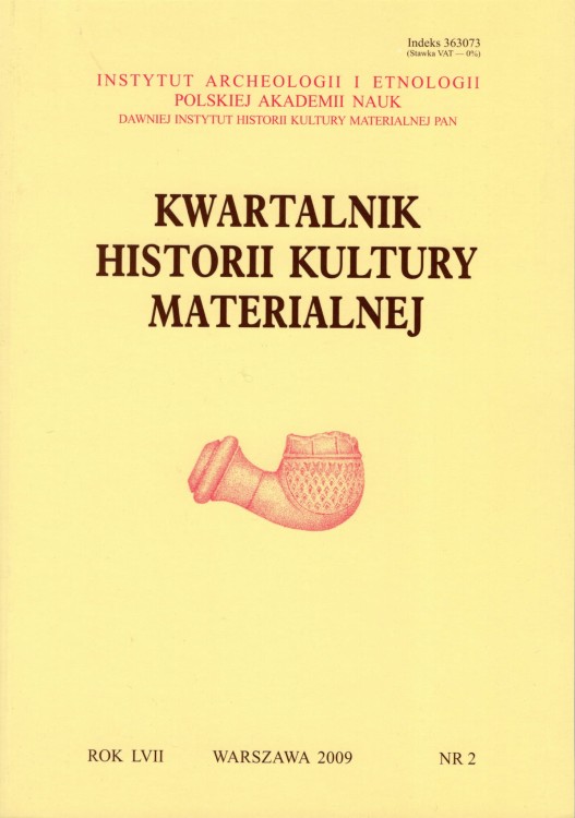 Kwartalnik Historii Kultury Materialnej 57/2 2009