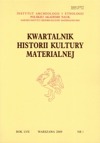 Kwartalnik Historii Kultury Materialnej 57/1 2009