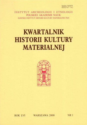 Kwartalnik Historii Kultury Materialnej 56/1 2008