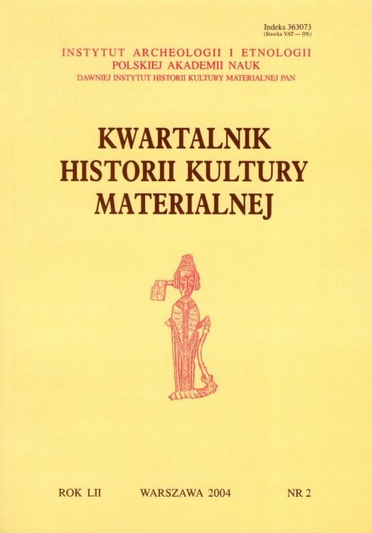 Kwartalnik Historii Kultury Materialnej 52/2 2004