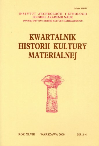 Kwartalnik Historii Kultury Materialnej 48/3-4 2000