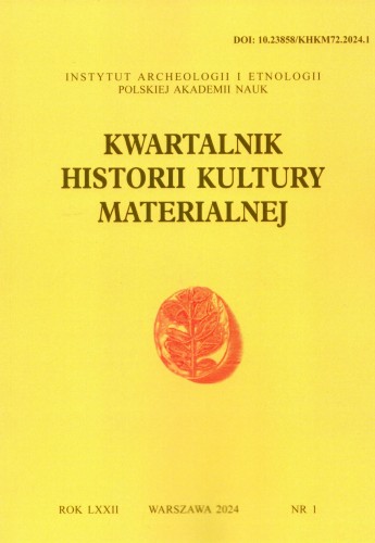 Kwartalnik Historii Kultury Materialnej 72/1 2024