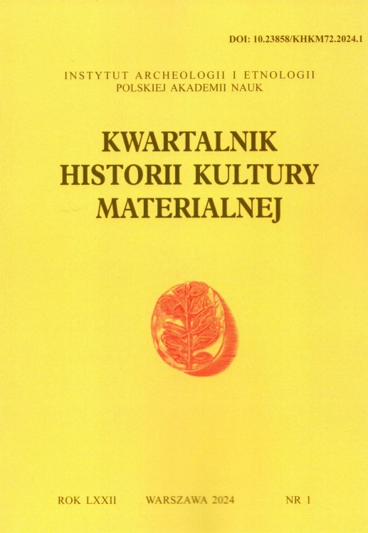 Kwartalnik Historii Kultury Materialnej 72/1 2024