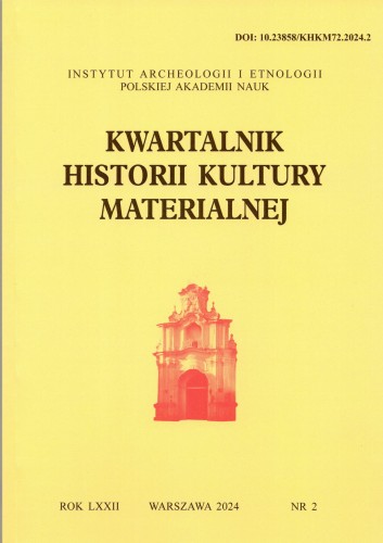 Kwartalnik Historii Kultury Materialnej 72/2 2024