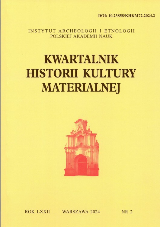 Kwartalnik Historii Kultury Materialnej 72/2 2024