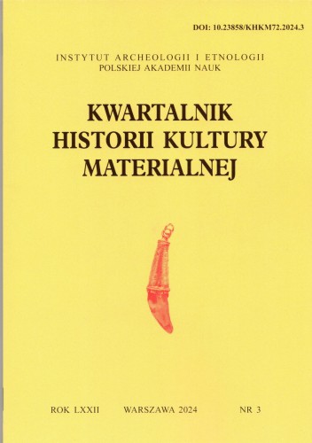 Kwartalnik Historii Kultury Materialnej 72/3 2024