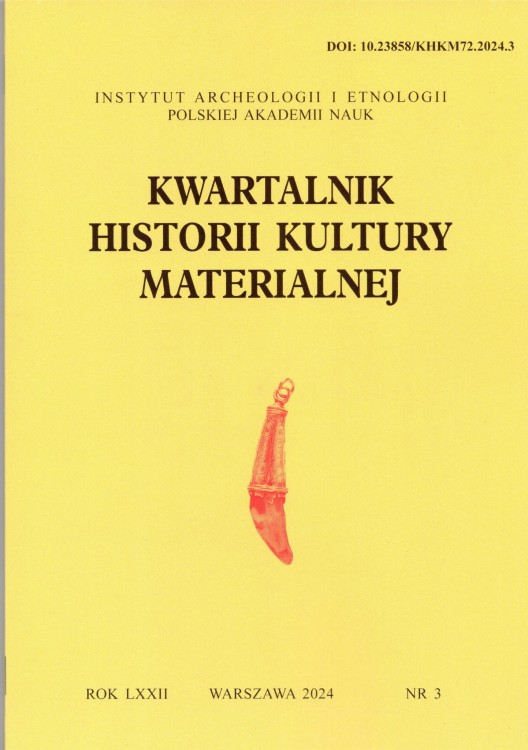 Kwartalnik Historii Kultury Materialnej 72/3 2024