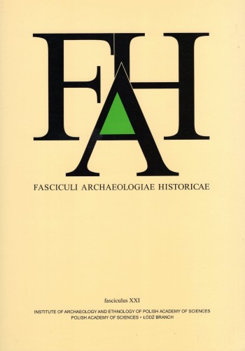 Fasciculi Archaeologiae Historicae 21/2008