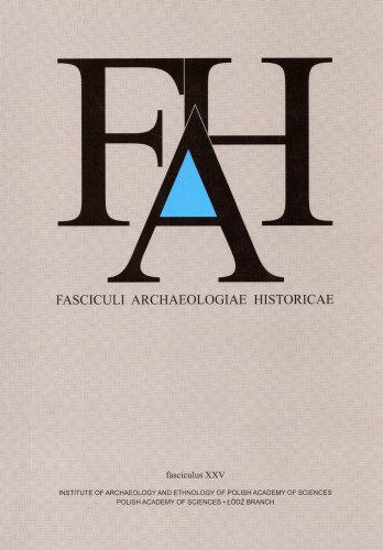 Fasciculi Archaeologiae Historicae 25/2012