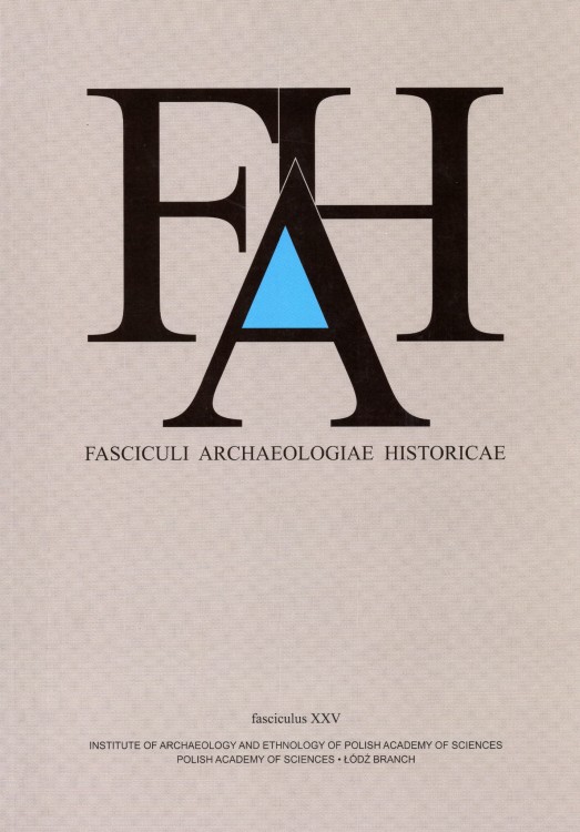 Fasciculi Archaeologiae Historicae 25/2012
